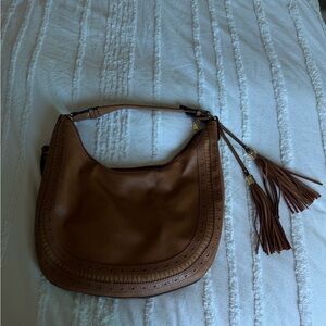 Brown Leather Hobo Bag